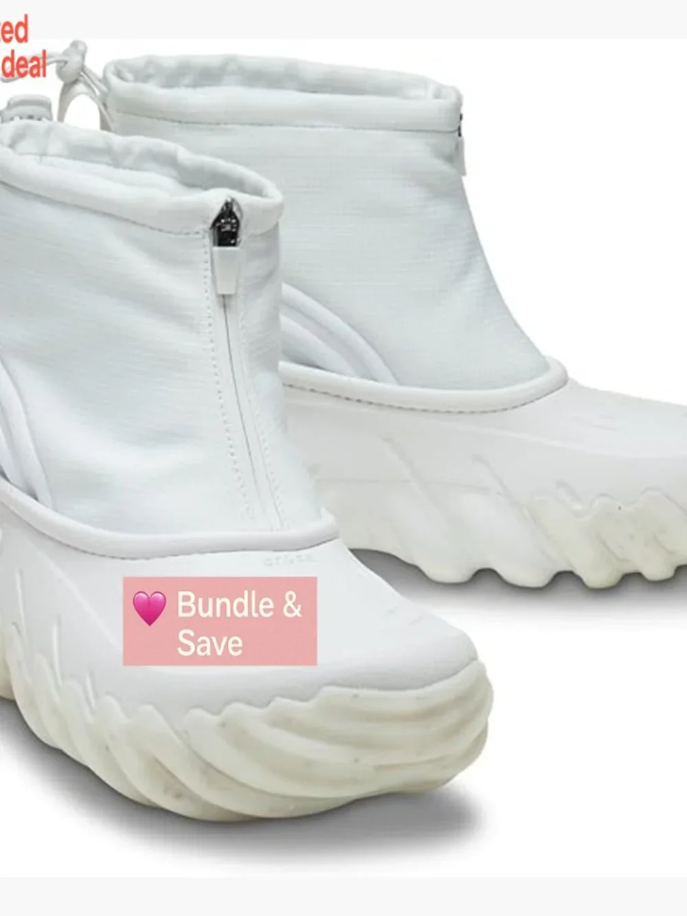 Mid-Calf Snow Boots with Platform Heel, Water Resistant, Pull-On Style